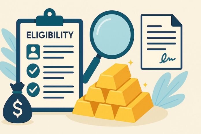 Eligibility and Documentation Required for a Gold Loan
