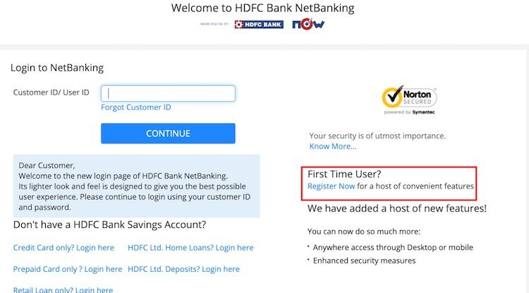 Activate HDFC Bank Net Banking